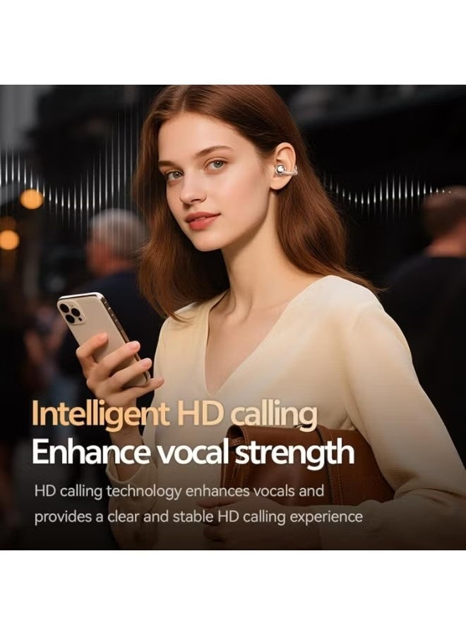 NexusTek 【2026 Pro Version】​ AI Translator Earbuds | Real-Time 144 Language Translation | Lossless Noise Cancellation​ | Bluetooth 5.49 | Long-Lasting Battery | True Wireless Open Ear Clip | Classic Black for iOS/Android - Image 4